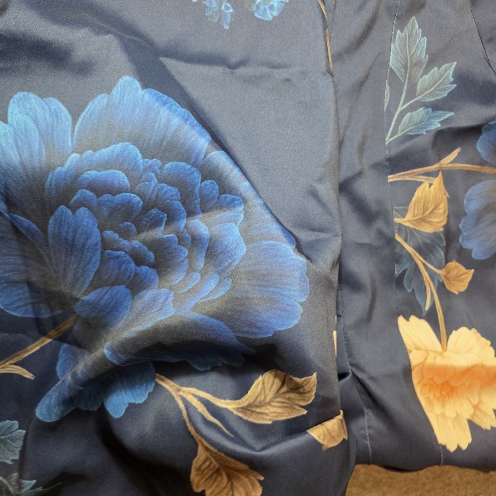 Chicwish Blue Floral Dress Large New With Tag M1 - Picture 2 of 6